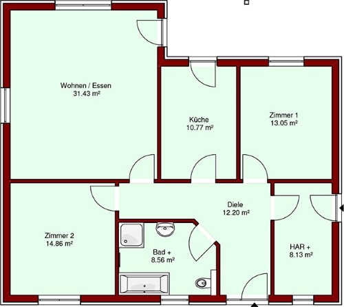 bild bungalow grundriss 1