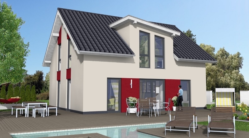 bild haus mit satteldach 1